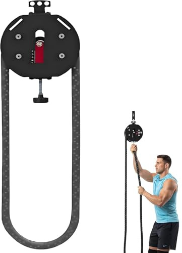 Entrenador De Cuerda Infinita, Entrenamiento De Fitness Con Cuerda De Tracción For Entrenam, Máquina De Poleas De Resistencia Ajustable, La Espalda y El Tronco,Mejora La Flexibilidad, La Coordinació