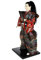 lachineuse Japanische Puppe aus Samurai-Kimono – traditionelle asiatische Puppe 30 cm – japanische Dekoration im Wohnzimmer – Figur Geisha – handgefertigt – Deko für Haus Asien Japan