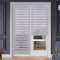 SMONTER Easy Fix Zebra Roller Blind,Day and Night Blinds Curtains with Install Accessories (60CMx230CM, GREY)