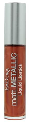 Isadora Matt Metallic 82 Copper Chrome Liquid Lipstick 7ml