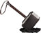 damdos Halloween Cosplay Prop 45cm 1:1 Thor's Hammer Endgame Odinson Waffe Hammer Captain Cosplay Zubehör Krieger, Donnergott, Fasching, Wikinger LARP