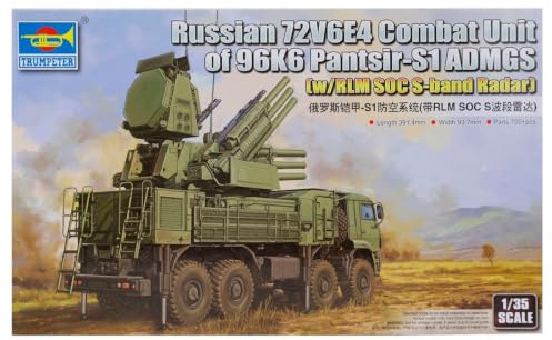 Trumpeter 1:35-72V6E4 of 96K6 Pantsir -S1 ADMGS