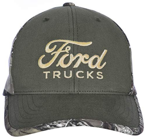 Karierte Flagge Herren Ford Trucks Cap eine verstellbare Tarnmütze, Grün , Einheitsgröße