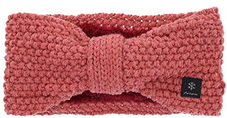 Antonio Damen Strickstirnband mit Fleece lachs