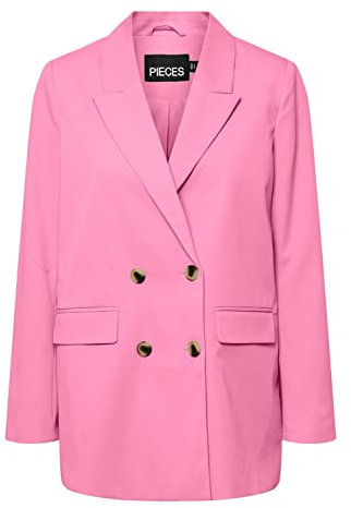 PIECES Pcthelma LS Oversize Blazer Noos, Begonia Rosa, XL Donna