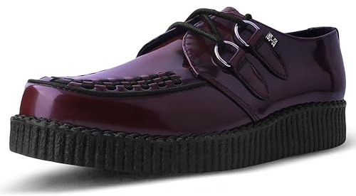 Viva II Low Sole Creeper Shoes Burgundy
