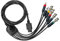 Jerilla 1.8m RGBS Component Cable, RGB AV Cable with 4 BNC Connectors, Compatible with Nintendo 64/GameCube/SNES/SFC Console, CRT Monitor