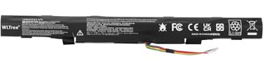 WLTree Batterie AS16A5K AS16A7K AS16A8K pour Acer Aspire E15 E5-575 E5-575G E5-575T E5-575TG E5-553 E5-553G F15 F5-573 F5-573G F5-573G-52M7 F5-573G-574E E17 E5-774 E5-774G E5-575T-58WH Battery