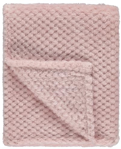 Disney Minnie Mouse weiche Babydecke – Flanell-Fleecedecke für Baby-Mädchen/Jungen, Plüschdecke für Kinderwagen, Kindergarten und Kindertagesstätte, fröhlich/rosa