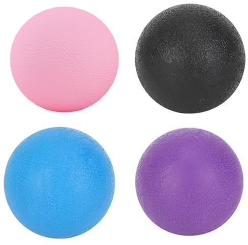 4 Stück Massage Ball,Massagebälle,Hand Therapie Bälle,Faszienball,Massagebälle Für Rücken Beine Füße Hände,Massage Ball Für Füsse,Fazien Bälle,für Arthrose-Training,Hand Therapie Übungs,Lindert Stress
