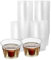CHEF ROYALE 100x Jager Bomb Shot Glasses - Disposable Plastic Shot Glasses - 25ml Resuable Plastic Cups - CE Marked Clear Disposable Shot Glasses - Ideal for All Events- Pack of 100 (100)