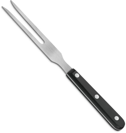 Tadipri 1 Pieza Tenedor para Trinchar Tenedor de Carne de Acero Inoxidable con Mango Servir Cocina para Barbacoa, Cocina, Pavo, asado y Cena(27 cm)