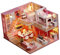 HEMOTON 1stk Miniatur DIY Wohnung Selber Machen Mini-Wohnung Puppenhaus Holz Selber Bauen Holzhaus Handwerk Kabinenmodell Holzpuzzlehaus Modelle Spielzeug Geburtstagsgeschenk Handbuch