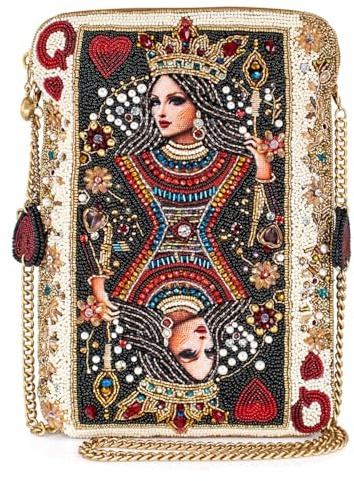 MARY FRANCES Damen The Queen Mini Crossbody Handtasche Umhängetasche, Mehrfarbig