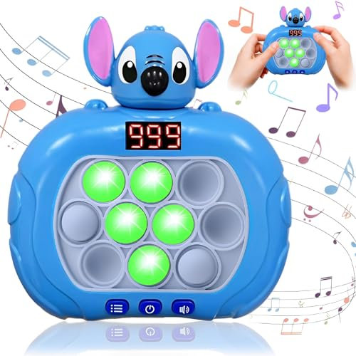 Pop It Elektronisches Spiel,Dekompressionsdurchbruch-Puzzle-Spielmaschine,Quick Push Pop-It,Push Pop Game Controller Bubble Puzzle Pop-It Early Development Spiel für Kinder Erwachsene