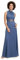 Vera Mont Damen Abendkleid rückenfrei Blue Stone,44