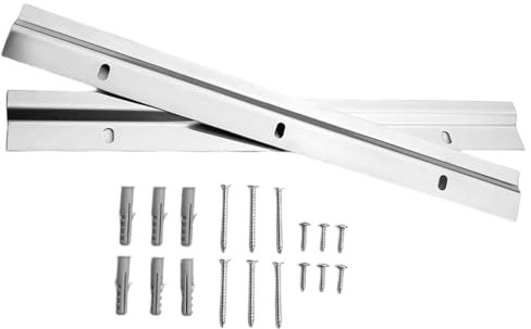 Z-Klemmen zum Aufhängen Hochbelastbares 30cm Aufhängungssystem, Z-Hanger mit Schrauben, Ineinandergreifende Fotorahmenhaken für Bettkopfteil, Spiegel, Rack, Bilderaufhänger, Kunstwerke
