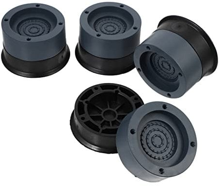 Yardenfun 4pcs Slip Washing Machine Feet Pads Vibration Noise Reduction Mat Washer Dryer Pad