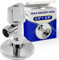 Robinet d Arret WC Mâle 1/2 x 3/8 en Laiton Chromé avec Sphère de Verrouillage - Garantie de 10 Ans - MONTERAL