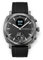 pininfarina Senso Sport Hybrid Smartwatch - Analogue Watch with FKM Strap, Digital Display, & Fitness Tracker for Steps, Calories, & Sleep - Compass & GPS Tracking - Slate Grey