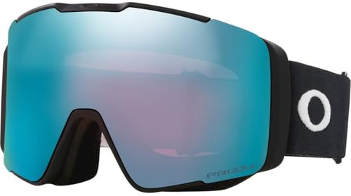 Oakley Line Miner Pro Snow Goggle, Matte Black Strap w/Prizm Snow Sapphire Iridium Lens, Medium