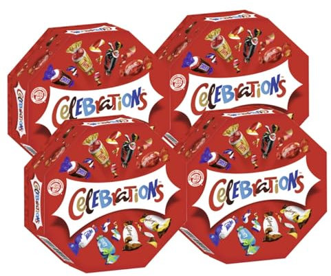 Celebrations 186g Geschenkbox versachiedene Größen (4er Pack (744g))