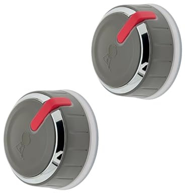 Ersatz-Bedienknöpfe kompatibel mit Weber Genesis II 66754 – 2er-Pack Grillknöpfe für GS4 Grillsystem – langlebig, einfach zu installieren generische Weber Grillteile