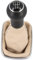 Schaltknauf + Schaltsack Set 5 Gang passend für VW Golf 4, 1997-2006, Plug & Play, Auto Schalthebel Schaltmanschette, mit Rahmen, beige