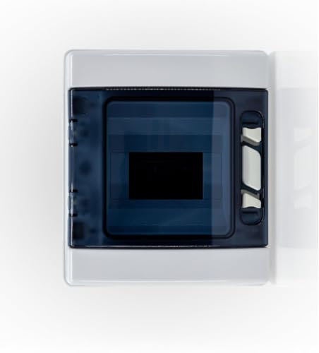 Elektro Butler Boîte à fusibles en saillie IP65 - Étanche et étanche à la poussière - Boîte de distribution en saillie - Accessoires inclus - Boîte de distribution robuste (1 rangée de 6 modules)