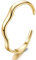 YADOCA Gold Bangles for Women Adjustable Cuff Bracelet Stainless Steel Gold Bracelet Jewellery for Women, Wave