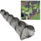 HpLive tunnel per piante in rete nera, 300 x 45 x 45 cm, per giardino, antigelo, protezione dalle intemperie per piante e serre