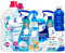7 Piece Spanish Cleaning Products Bundle – Air Freshener 400ml, Floor Cleaner 1L, Fabric Conditioner 60W, Scent Booster 720ml, Multi Surface Disinfectant 750ml, Bathroom Cleaner, Laundry Detergent