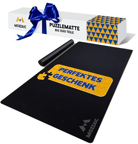 Mozzaic Puzzlematte 1500 Teile – Puzzleunterlage für Puzzle bis 1500/3000 & 5000 Teile – Premium Puzzle Matte für sorgenfreien Spielspaß