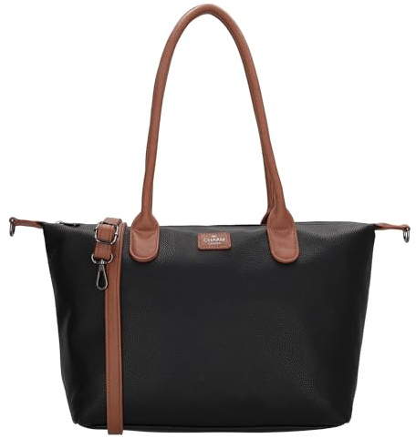 Charm London Damen Handtasche - Buckingham Palace - Abnehmbarer | verstellbarer Schultergurt, Hauptfach mit Reißverschluss, Leicht