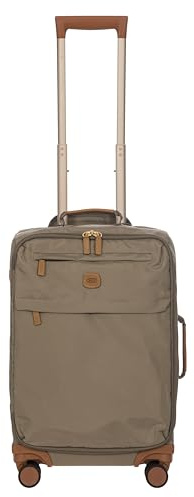 Bric's X Travel - Carry-On Luggage Bag with Spinner Wheels - 21 & 30 Inch - Luxury Luggage Bag, Nut, 21