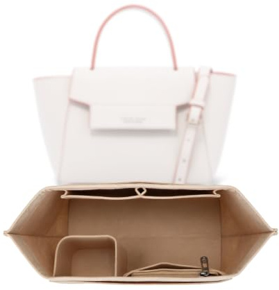 Capaneus Organizer für Longchamp Tasche,Innentasche für Handtaschen,Taschen Organizer,Handtaschen Organizer,Filz Taschenorganizer mit Mehreren Taschen