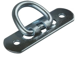 LYSEL® Bügelkrampe zum Umklappen, (BxHxL) 22x45x72mm in grau (10 Stück)