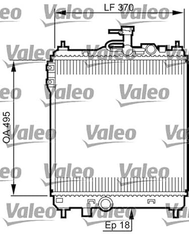 Valeo Radiator, Engine Cooling 734914