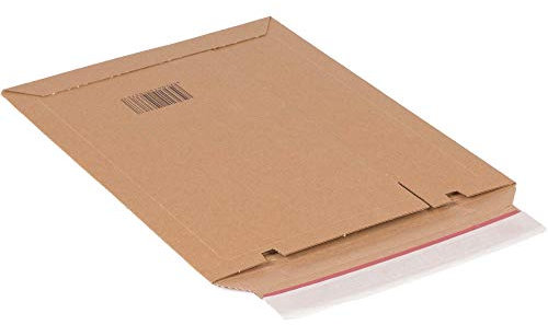 Karton Versandtasche aus Wellpappe A4+ 250 x 352 x 40 mm Karton Schachtel Versandkarton Paketversand 100 Stück