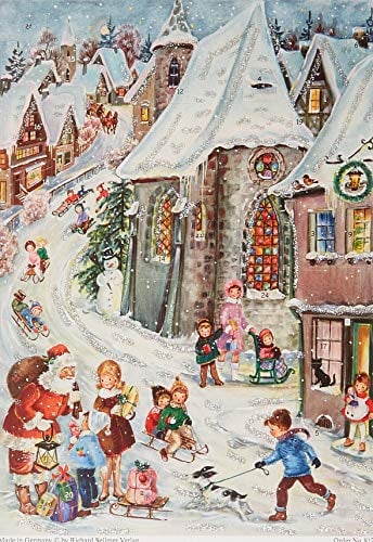 Adventskalender Rodelfreuden: Papier-Adventskalender