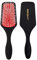 Denman Petite Detangler Haarbürste für schnelles und bequemes Entwirren und Föhnen D38 – Kombination aus D3 Stylingstiften und Paddelbürste (schwarz)