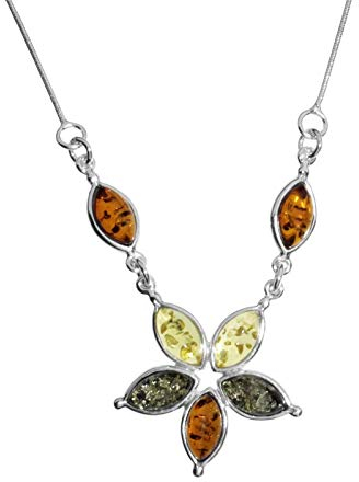 Collier - Nuka - Silber 925/000 - Bernstein