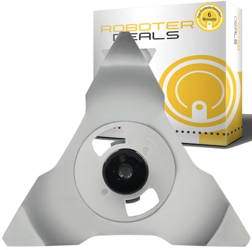 HRobotic Accessoires Edelstahl Messer, Ersatz-Klinge (1 Stück) für Robomow RC, TC, MC Rasenroboter. Besonders scharfer Schliff. 100% perfekt passend.