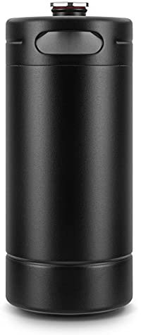 GANCOWISE Mini barril estilo barril de 3,628.7 g, barriles de acero inoxidable con tapa hexagonal, portátil para mantener la frescura de la bebida