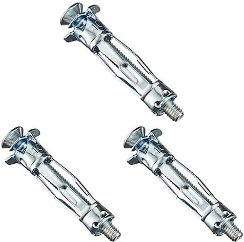 Molly M11010-XJ Chevilles métalliques à expansion avec vis M4 Ø 4 x 33 mm, Gris, Set de 16 Pièces, Paquet de 3