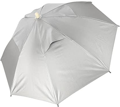 Regenschirm-Hut, Verstellbarer Freihändiger Regenschirm mit UV-Schutz Zum Angeln, Camping, Strand, Gartenarbeit, Sonnenschutz