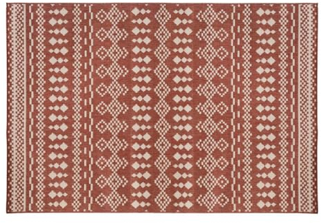 Atmosphera - Tapis extérieur et intérieur - Rose Terracotta - 230x150 cm