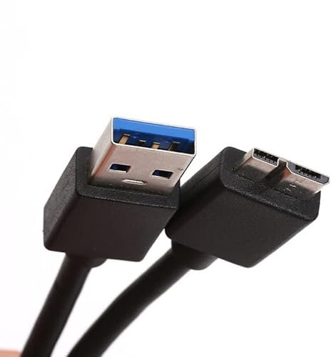 Xingdianfu Cable de datos de enchufe USB 3.0 a micro B disco duro disco duro cable de conexión USB 50 cm