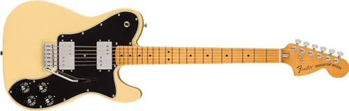 Fender Vintera II '70s Deluxe MN with Tremolo Vintage White - E-Gitarre