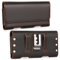 BECPLT Handy-Holster aus echtem Leder mit Gürtelclip für iPhone 13 Mini 12 Mini iPhone 8 7 6s 6 iPhone SE 2022 SE 2020 Galaxy S10e S7 S6 S5 J3 Handytasche Gürtelhalter Geldbörse (Dunkelbraun)